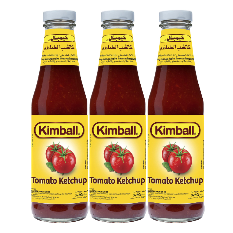 KIMBALL TOMATO KETCHUP 325GMX3