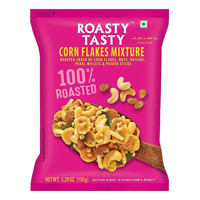 ROASTY TASTY CORN FLAKES MIXTURE 150GM