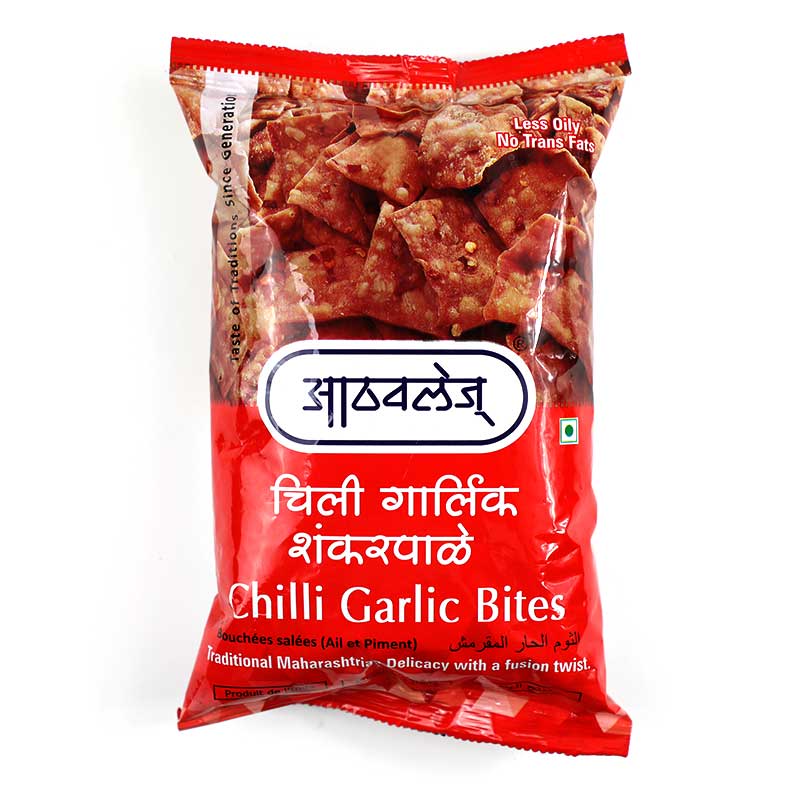 ATHAVALE CHILLY GARLIC SHANKARPALE 200GM