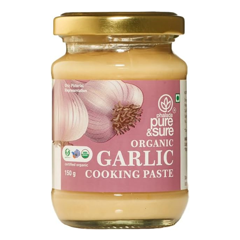 PURE &amp; SURE  ORGANIC GARLIC PASTE 150GM