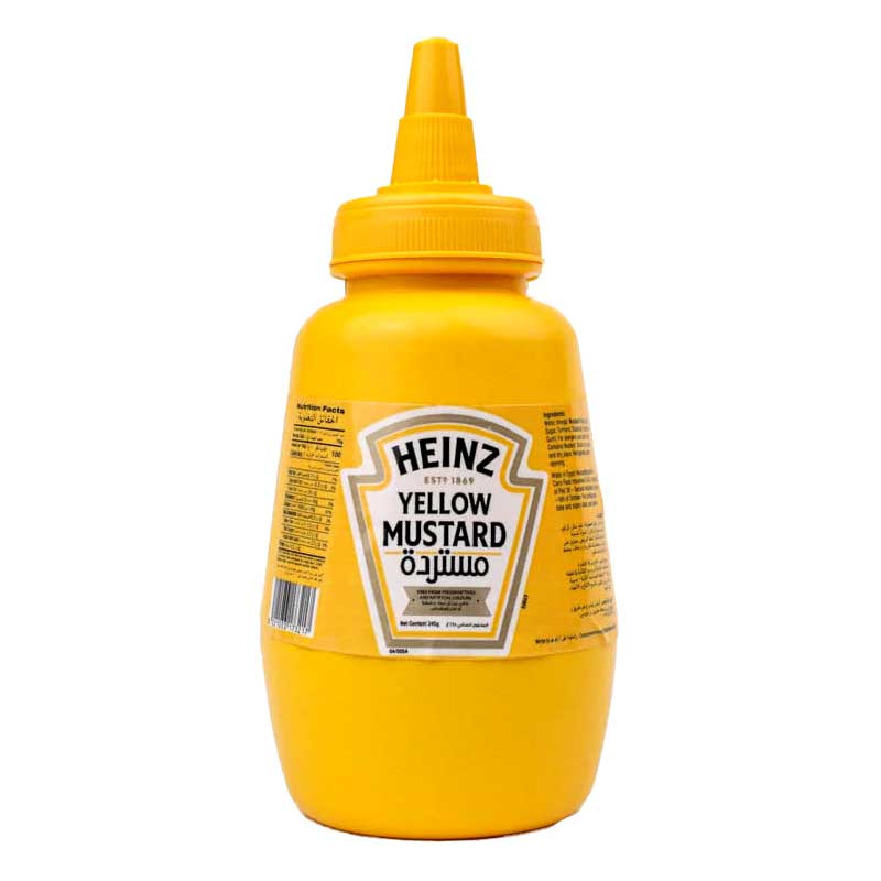 HEINZ  MUSTARD YELLOW 245GM