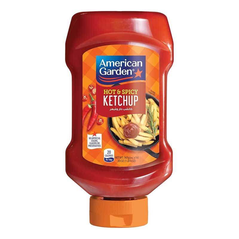 AMERICAN GARDEN  HOT N SPICY KETCHUP 20oz