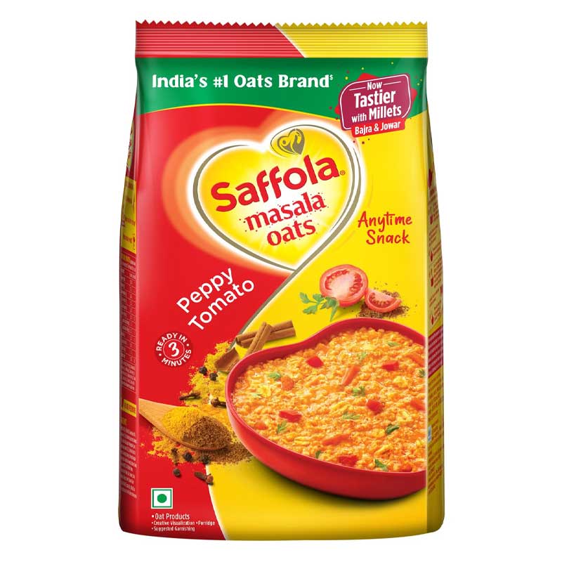 SAFFOLA MASALA OATS PEPPY TOMATO 500GM