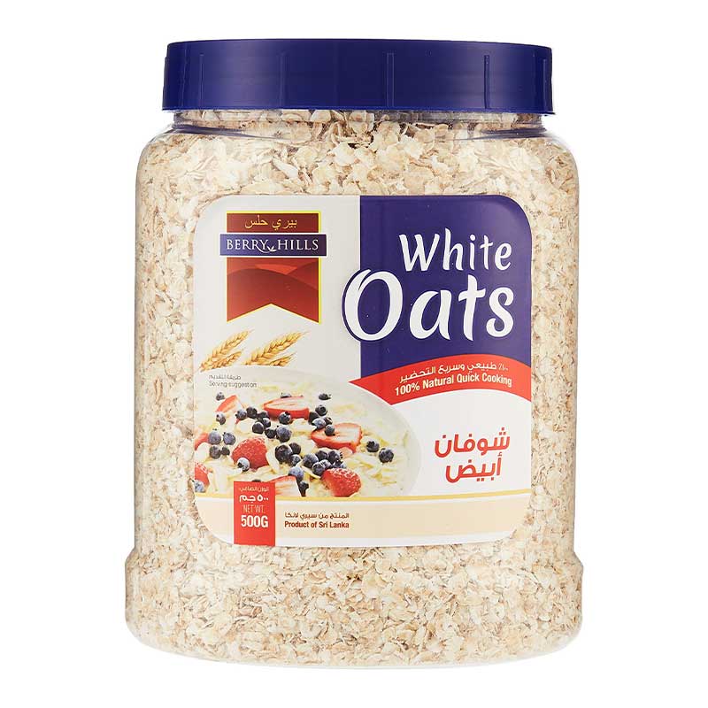 BERRY HILLS OATS PET JAR 500GM