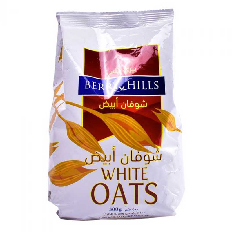 BERRY HILLS WHITE OATS REFILL 500GM