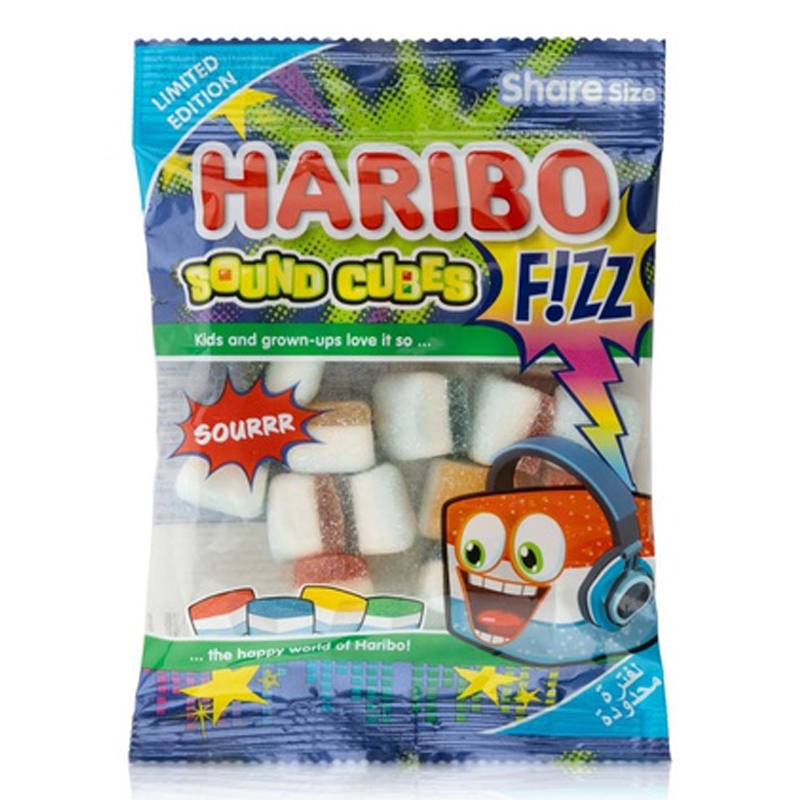 HARIBO FIZZ SOUND CUBES 70GM