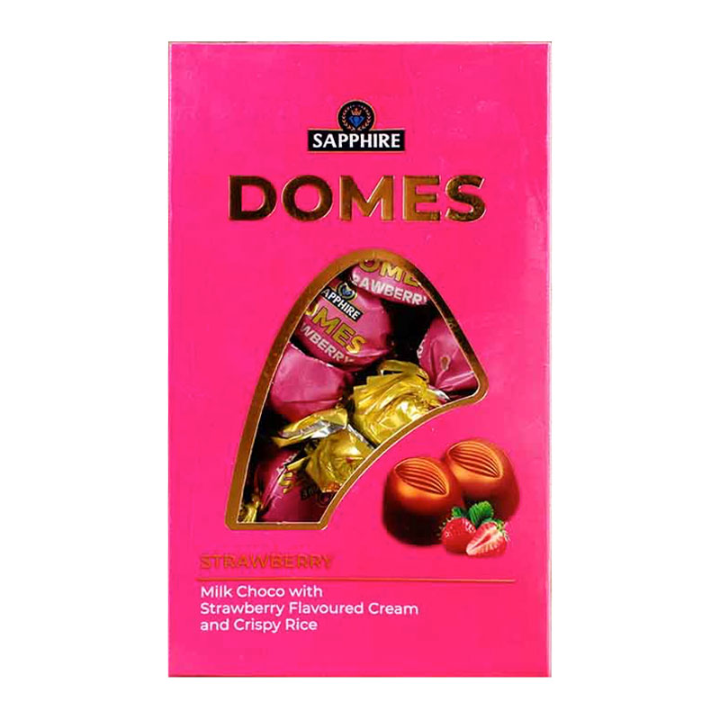 SAPPHIRE DOMES STRAWBERRY DOUBLE TWIST BAG 800GM