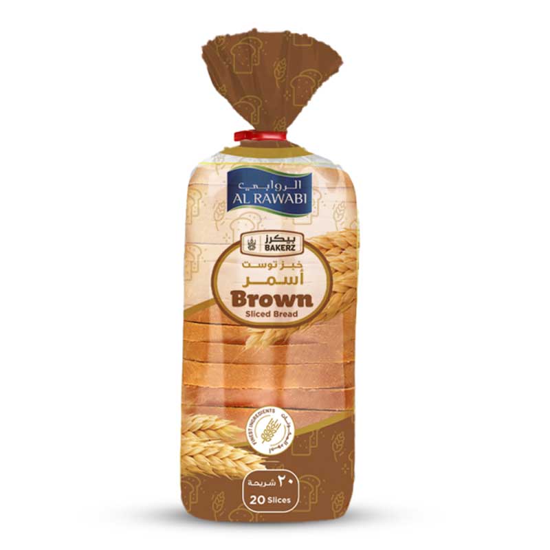 AL RAWABI SLICED BREAD BROWN 600 GM