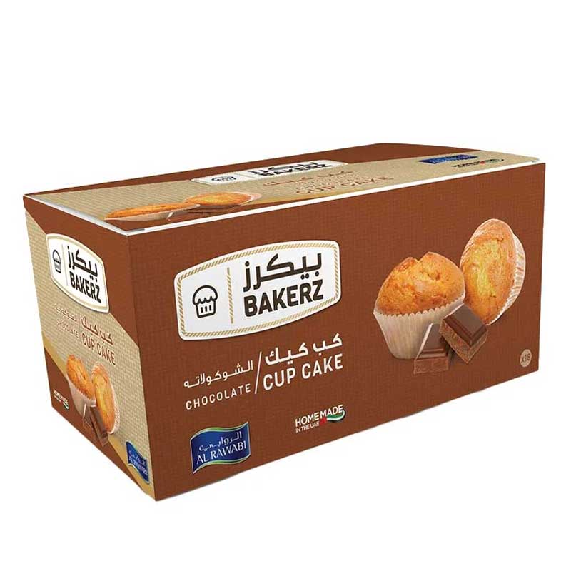 AL RAWABI CHOCOLATE CUP CAKE 18x30GM