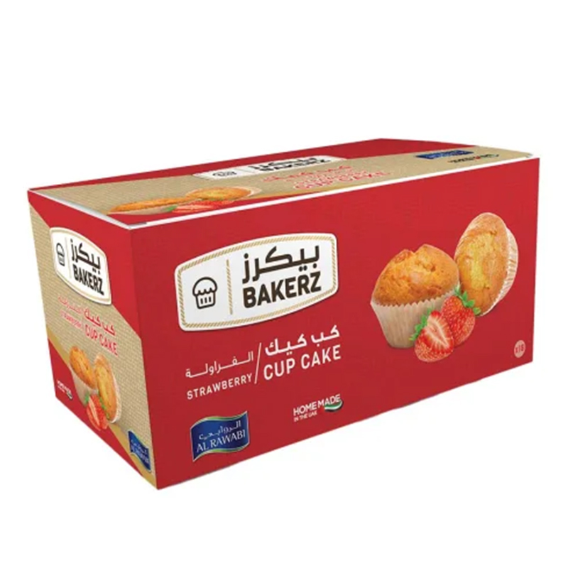 AL RAWABI STRAWBERRY CUP CAKE 18X30GM