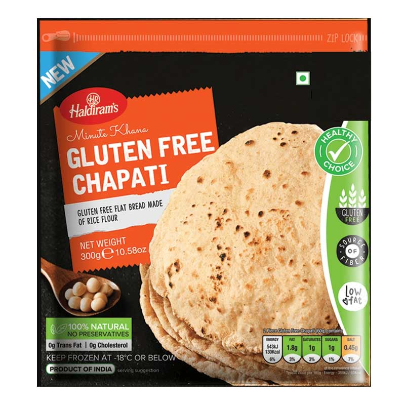 HALDIRAMS GLUTEN FREE CHAPATI 300GM