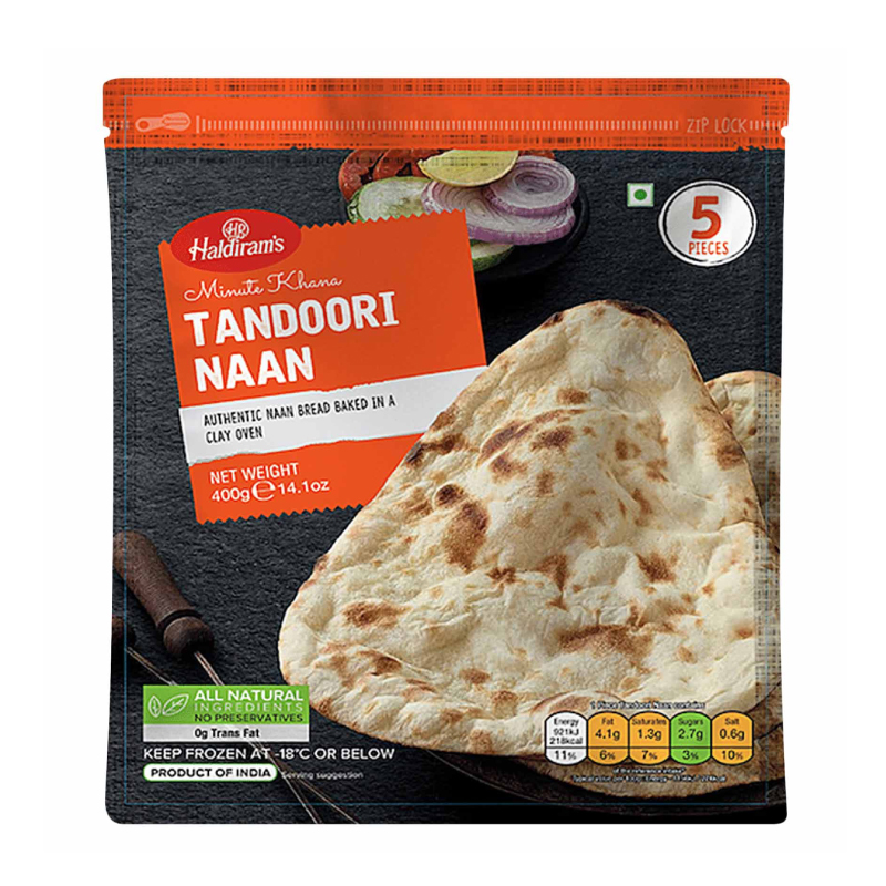 HALDIRAMS TANDOORI NAAN 400GM