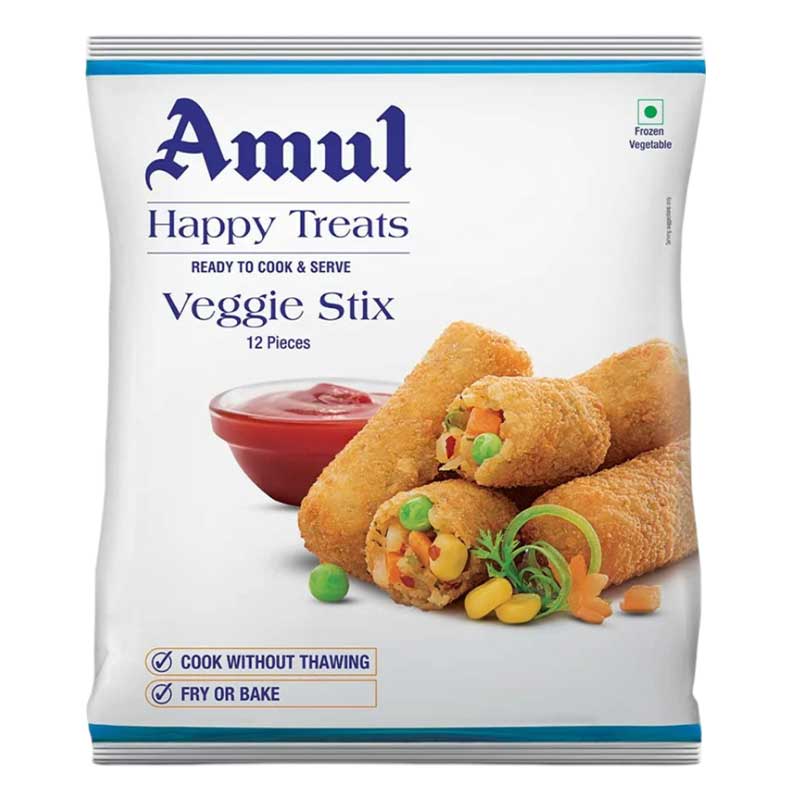 AMUL HAPPY TREATS VEGGIE STIX 425GM