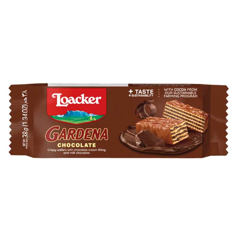 LOACKER GARDENA CHOCOLATE 38GM