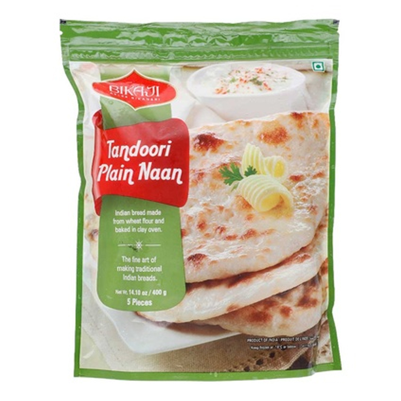 BIKAJI TANDOORI  NAAN PLAIN 5PC