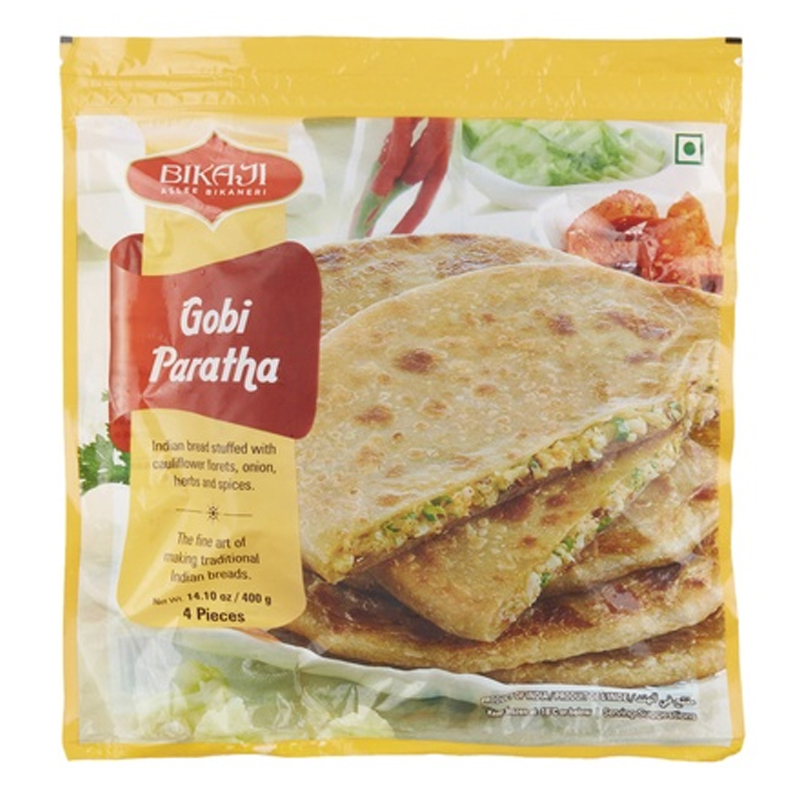 BIKAJI GOBI PARATHA 400GM 4PC