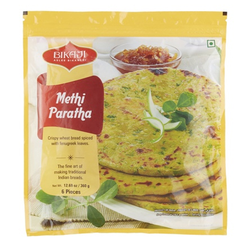 BIKAJI METHI PARATHA 360GM 6PC