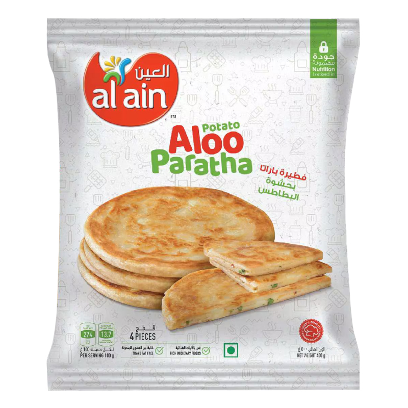 AL AIN FROZEN ALOO PARATHA 400GM