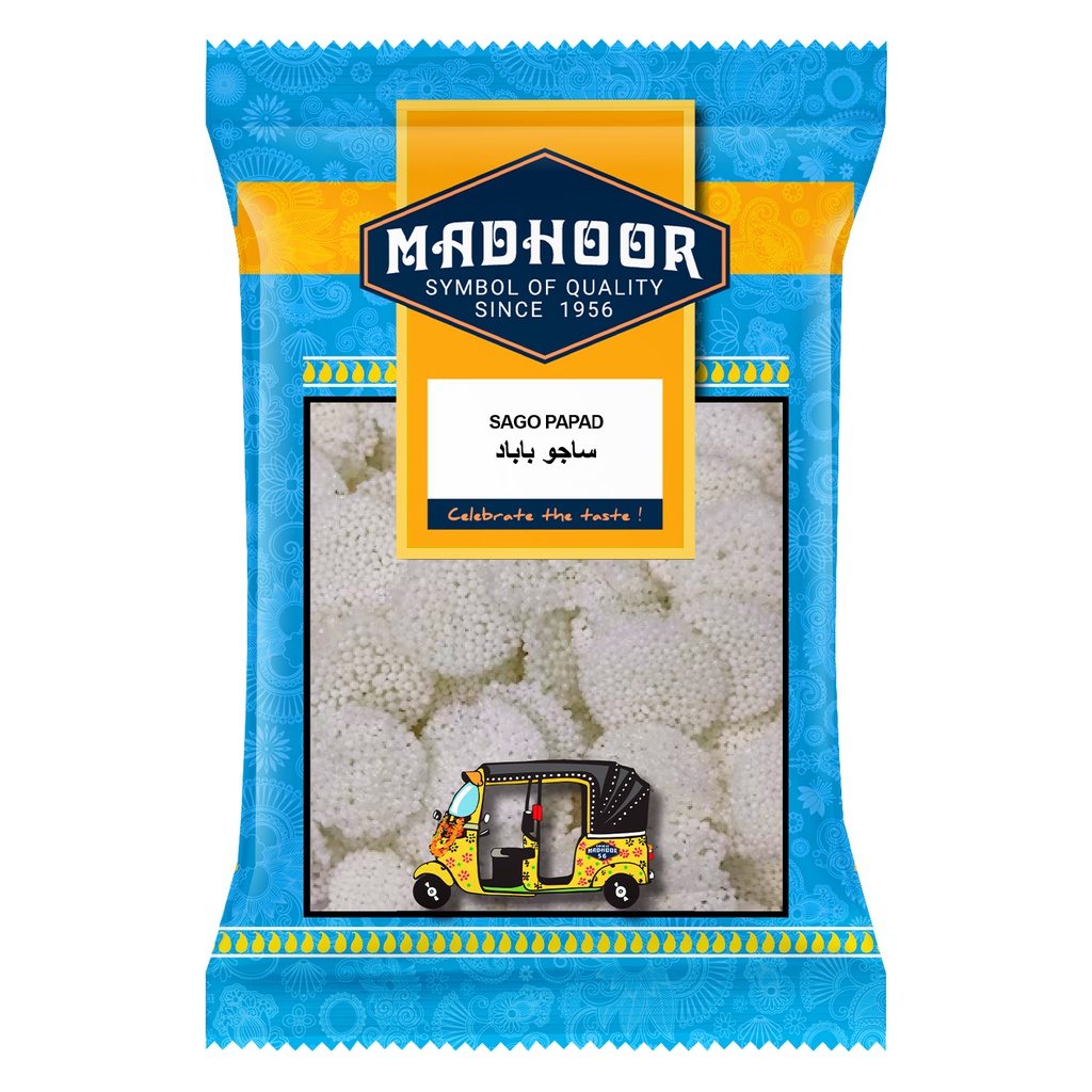 MADHOOR SAGO PAPAD  200GM