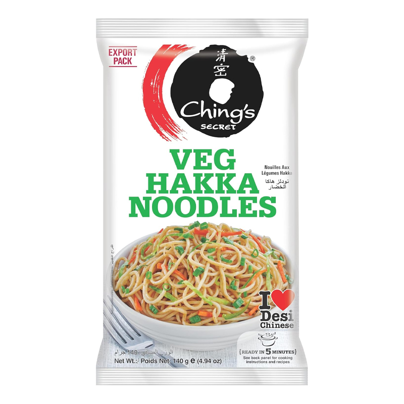 CHINGS JUST SOAK VEG HAKKA NOODLES 140GM