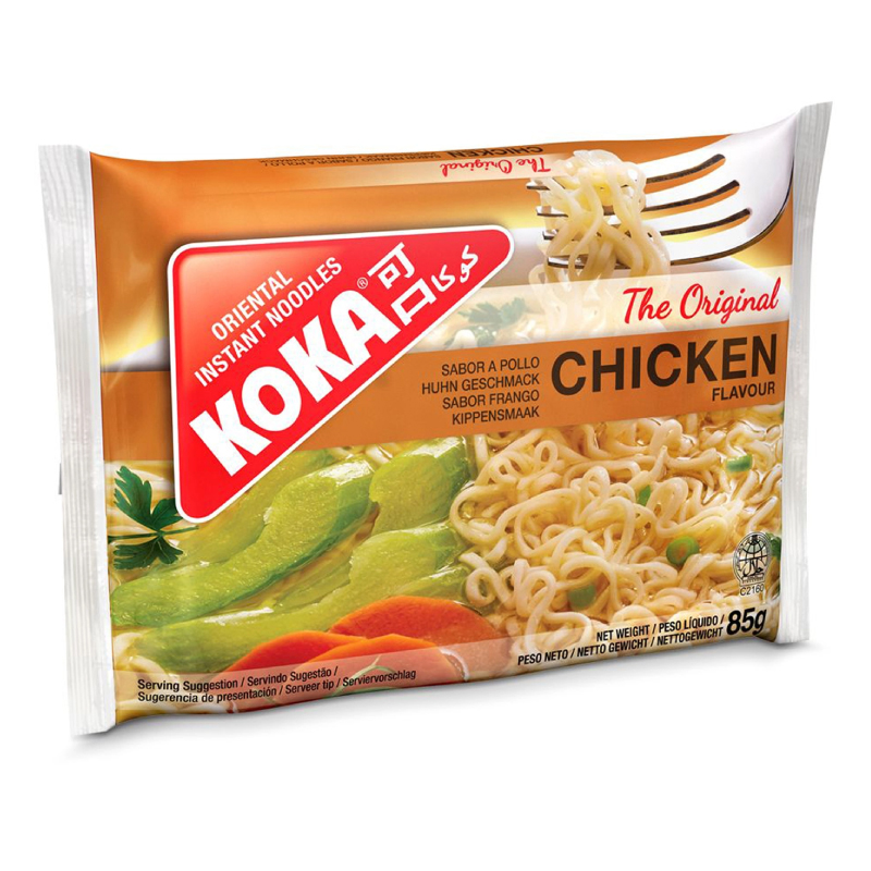 KOKA NOODLES CHICKEN FLAVOUR 5X85GM