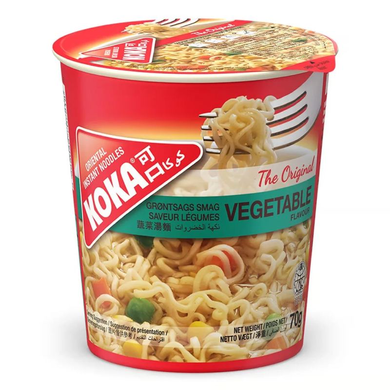 KOKA CUP NOODLES VEGETABLES 70GM