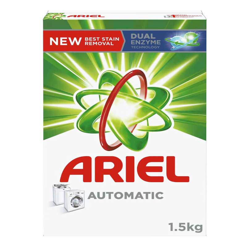 ARIEL WASHING POWDER GREEN 1.5KG