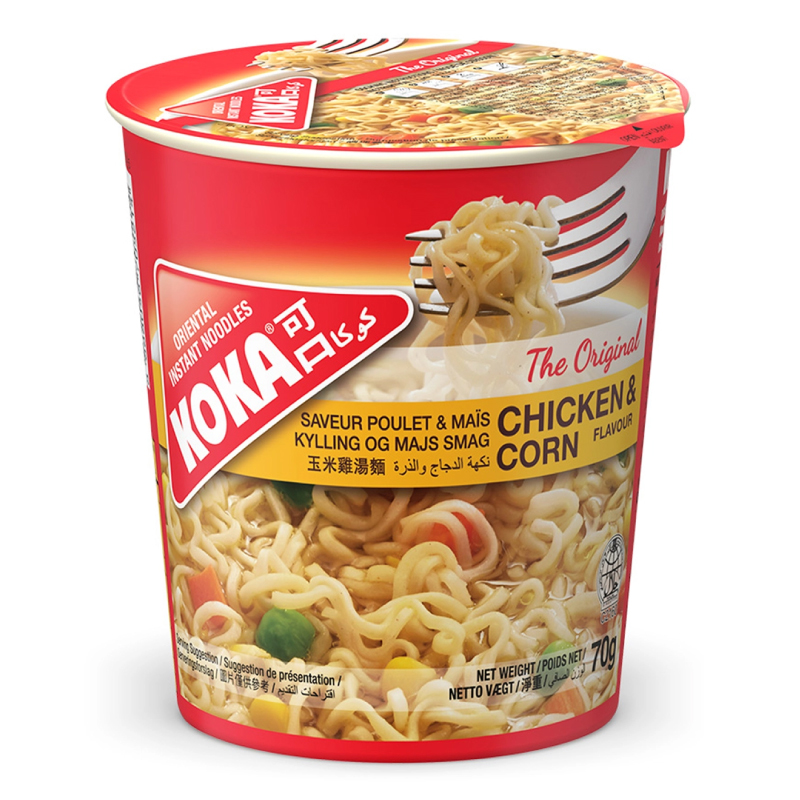 KOKA CUP NDLS CHKN/CORN 70GM