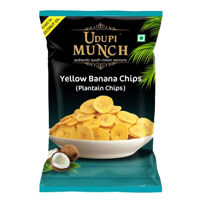 CHHEDAS UDUPI MUNCH YELLOW BANANA CHIPS 170GM
