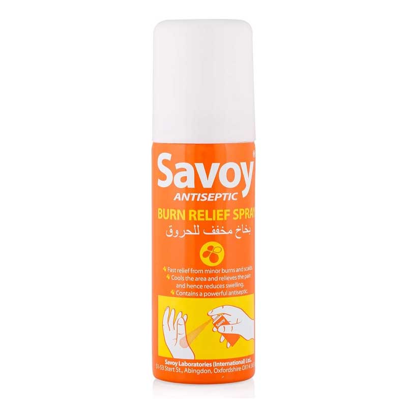 SAVOY ANTISEPTIC BURN RELIEF SPRAY 50ML