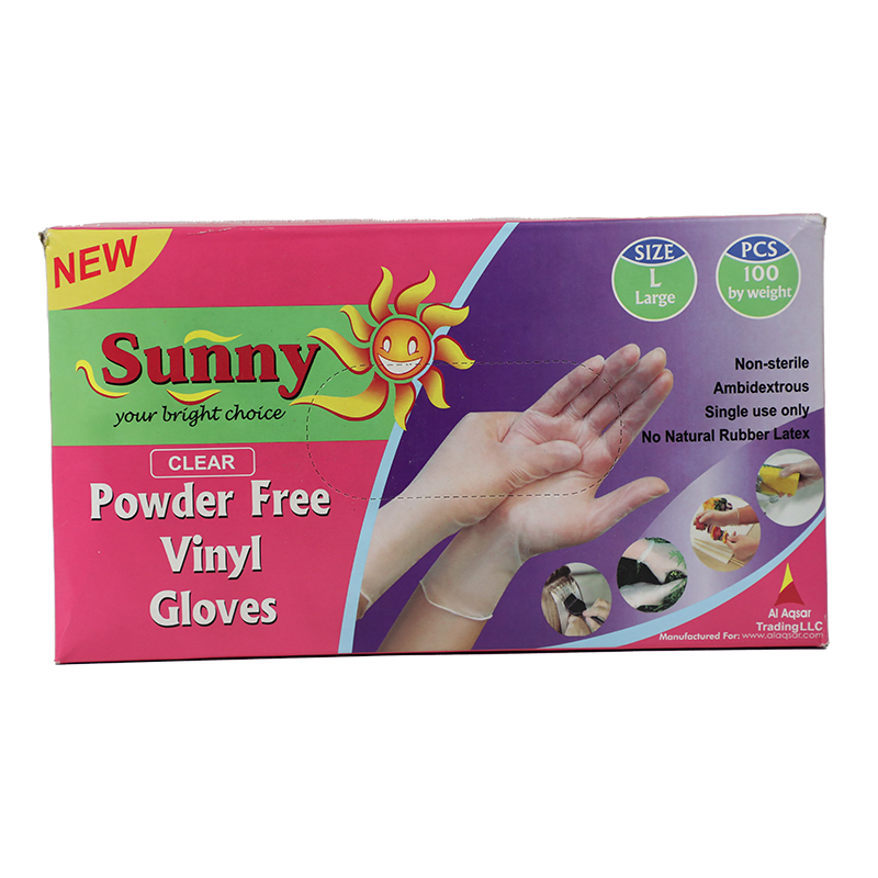 SUNNY HDPE DISPOSABLE GLOVES 100S