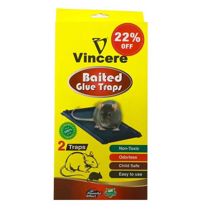 VINCERE BAITED GLUE TRAP 2PC