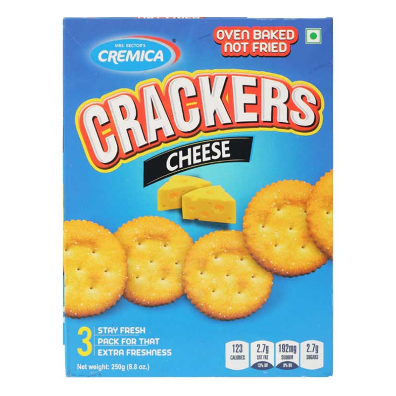 CREMICA CHEESE CRACKER 250GM