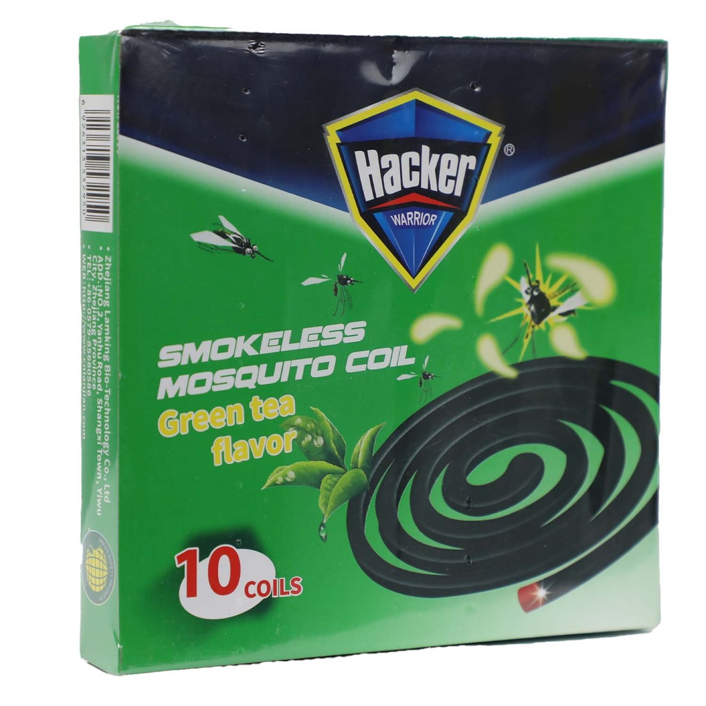 HACKER MOSQUITO COIL GREENTEA 10PC E2950
