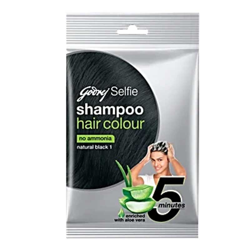 GODREJ SELFIE HAIR COLOUR BLACK 10GM