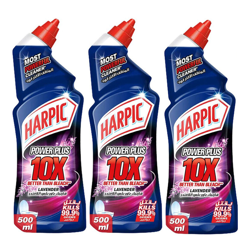 HARPIC POWER PLUS LAVENDER 3X500ML