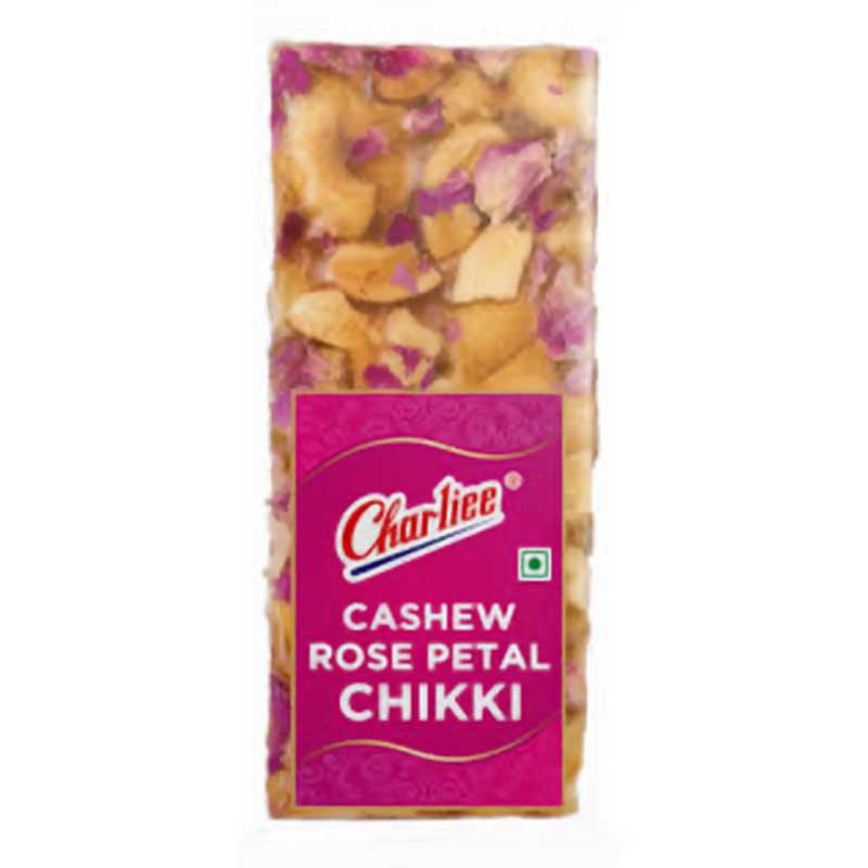 CHARLIEE CASHEW ROSE PETAL CHIKKI 30GM