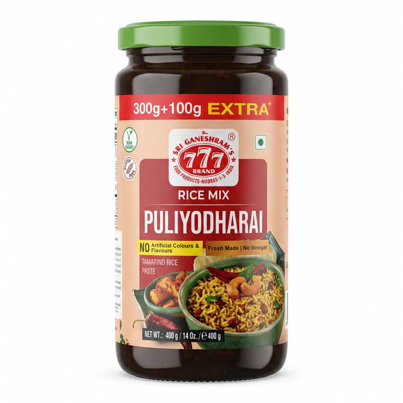 777 PULIYODHARAI RICE PASTE 400GM
