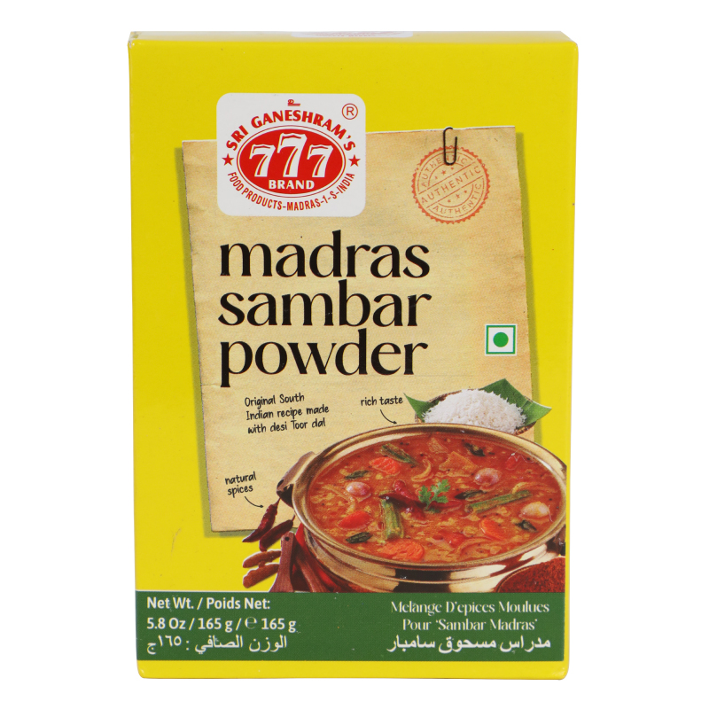 777 MADRAS SAMBAR POWDER 165GM