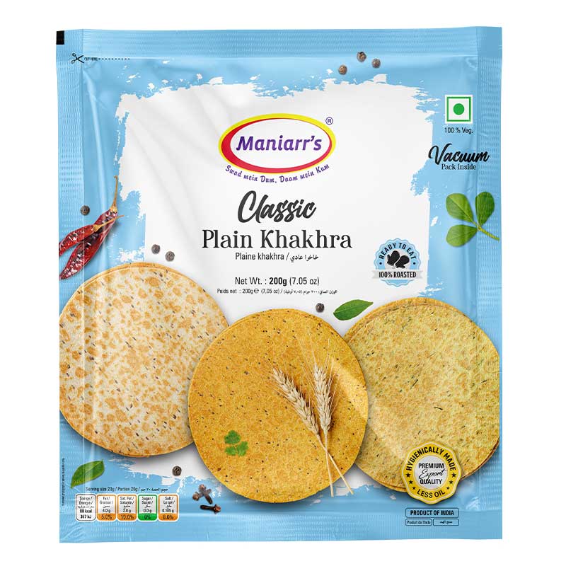MANIARRS PLAIN KHAKHRA  200GM