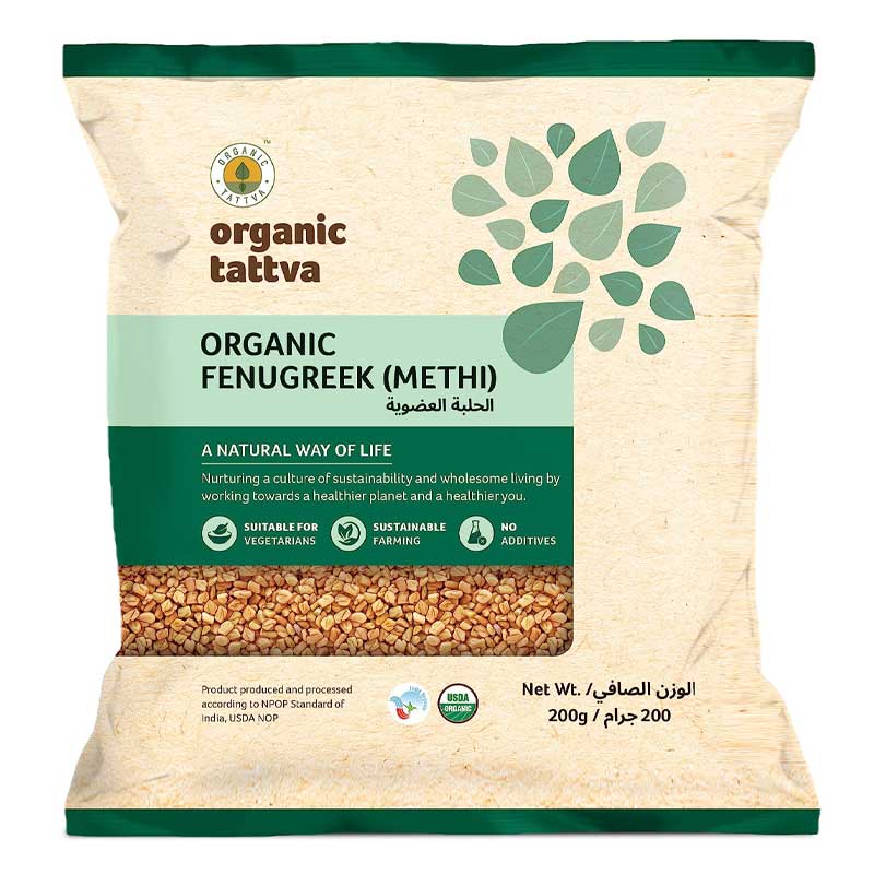 ORGANIC TATTVA  FENUGREEK 200GM
