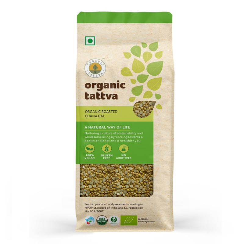 ORGANIC TATTVA ROASTED CHANA DAL 500GM