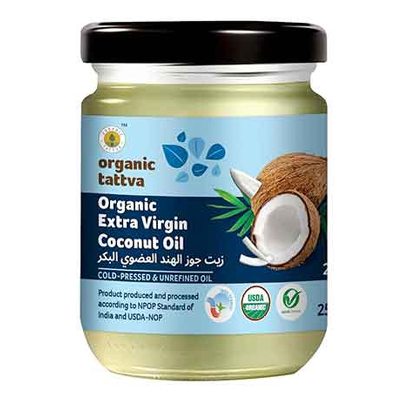 ORGANIC TATTVA EXTRA VIRGIN COCONUT OIL 227GM