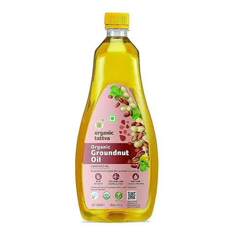 ORGANIC TATTVA GROUNDNUT OIL 910GM