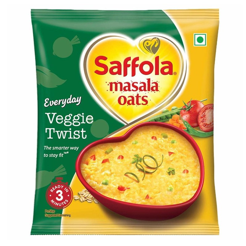 SAFFOLA MASALA OATS ASSORTED 10x40GM
