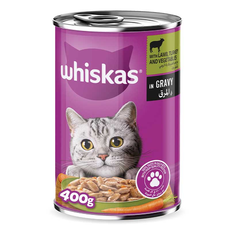 WHISKAS LAMB GRAVY 400GM