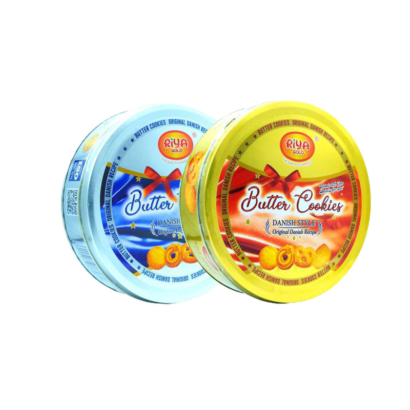 RIYA GOLD BUTTER COOKIES SILVER/GOLD 2X340GM