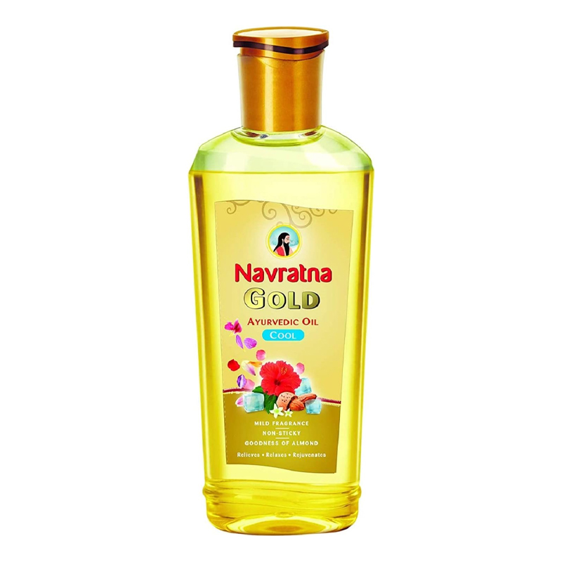 NAVRATNA GOLD HERBAL OIL 300ML