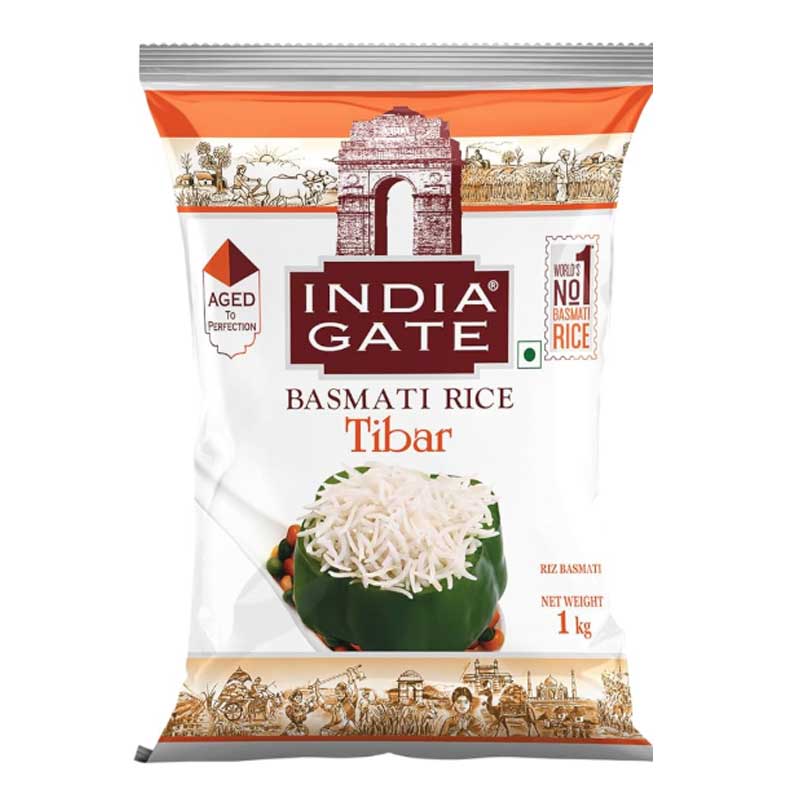 INDIA GATE TIBAR BASMATI RICE 1KG