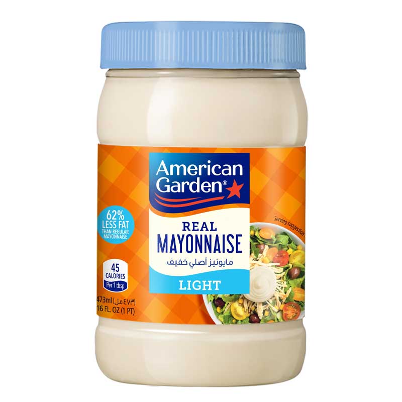 AMERICAN GARDEN MAYONNAISE  LIGHT 16OZ